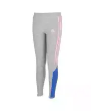 ADIDAS Big Girls Core Favorite Leggings Gray/ Pink/ Blue Size XL