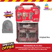 Milwaukee 48325162 SHOCKWAVE Duly Impact Steel Screw Driver Bit Set 60-Piece