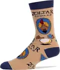 Oooh Yeah Men's Novelty Crew Socks (Zoltar Fortune Teller), Funny Crazy Socks