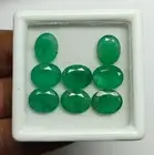 Natural Emerald Oval Cut Lot 17.32 Carat 10x8 mm Untreated Zambia Emerald Oval