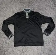 Hawke & Co Pro Series Outerwear Black 1/2 Zip Pullover Golf Jacket Men’s Large