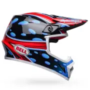 Bell Helmets MX 9 MIPS Mcgrath Showtime Helmet (Sm, Gloss Black/Red)