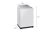 Samsung 12kg Top Load Washer with BubbleStorm™ (12kg, White)