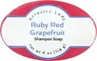 Ruby Red Grapefruit Shampoo Soap Bar By Eclectic Lady, 4 oz Bar
