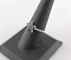 Sterling Silver Textured Star Fish Ring