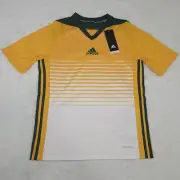 Adidas Climacool MiTiro 17 Yellow Short Sleeve Jersey Unisex Youth Size Large