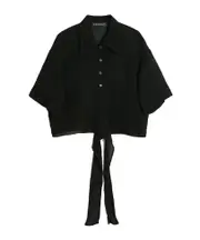 Our Legacy Nannas Tie Strap Shirt 34,36,38,40,32 black