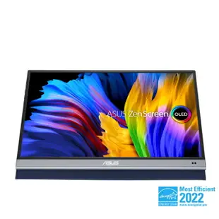 【滿額折120 最高3000回饋】ASUS 華碩 ZenScreen MQ16AH 15.6吋 可攜式 螢幕 OLED/Type-C【GAME休閒館】