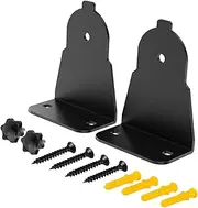 AsrMyjcx Speaker Wall Mount Bracket Shelf Replacement Parts Metal with Screws Mounting Accessories Sound Stand Support for Living Room