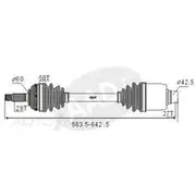 GSP CV Shaft - CVS.419