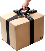 Box Carrying Strap with Handle, Handheld Belt for Safely Moving and Lifting Heav