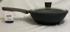 D&W Deane & White 11” Wok-Gray W/Wooden Long Handle Non-Stick W/Lid NWT