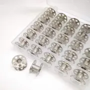 25PCS Metal BOBBINS with Clear # 0115367000-B Alt# 0015367200 for Bernina bob...