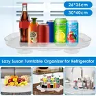 Lazy Susan Turntable Organizer for Refrigerator 360 Degree Rotating ShWSD