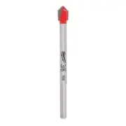Milwaukee 3/8 in. X 3.75 in. L Carbide Tipped Glass/Tile Drill Bit 3-Flat Shank