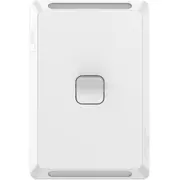 Clipsal Pro Series, switch, vertical, 1 or 2 way, 20 A / 16 AX, White - P3041VA-XW