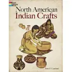 NORTH AMERICAN INDIAN CRAFTS COLORING BOOK