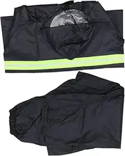[VALICLUD] Adult Raincoat Rain Ponchos for Adults Tank Ornaments Sequin Decoration Waterproof Trousers Craft Ashtray Pour Jacket Raincoat Link Fish Tank Decoration Riding Raincoat Women Black