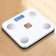 Scales for Body Weight, Smart Digital Bathroom Weight Scales for Weight Loss with Wireless Bluetooth and Smartphone Apps, Easy-to-Read LED Display(White)