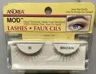 NEW Andrea’s Strip Lashes Modlash Brown #21 Eye Lash 21-1221 Sterile Human Hair