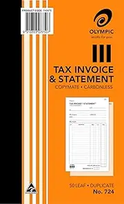 Olympic 724 Statement Book - Carbonless - Pack of 10