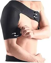 Baluue Ergonomic Shoulder Support Gear Right Shoulder Pad Belt for Sports by Shoulder Gear Neoprene for Shoulder Injuries