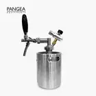 2LT Stainless Steel Mini Beer Keg with Dispensing Kit