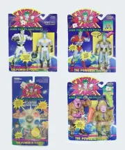4 Captain Planet Figure: Arctic, Power Commands, Hoggish Greedly, Silver Ring