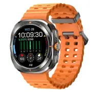 Smart Watch,1.43Inch AMOLED Display,Sleep Monitor Activity Trackers,IP68 Waterproof,Smartwatch for Android/iOS (Orange)