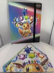 Pokemon Prismatic Evolutions Eevee Binder and Poster *BINDER & POSTER ONLY*