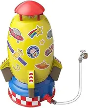 Water Sprinkler Toy - Outdoor Flying Sprinkler Toys, Rocket Modeling Swirl spining | Garden Courtyard Outdoor Activity Water Toys, Spray for Kids Summer Days