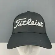 Titleist FJ Pro V1 Men's Flex Fit Tour Mesh Golf Cap Hat Small/Medium Black NEW