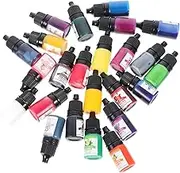 Gadpiparty Colors Epoxy Resin Pigment Each UV Resin Dye for Crafting Jewelry Making and Art Projects Vibrant Stable Colors for DIY Resin