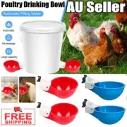 Automatic Water Cups Poultry Drinker Waterer Chicken Duck Quail Drinking DY