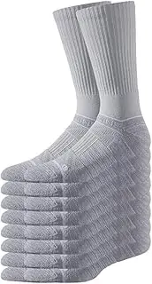 [Strideline] Premium Athletic Crew Socks (8 Pack)