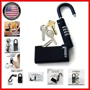 Portable Combination Lock Box for Realtors & Key Storage - Weather Resistant