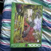 Eurographics Dominic Davison Evening At The Barnyard 1000 pc Jigsaw Puzzle