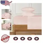 400 Thread Count Egyptian Cotton Sheets Set for California King Bed, Blush