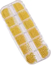 Nail Beads, Jewellery Making Set, Craft Beads, Mixed Bead Styles, Creative Accessories, Versatile Bead Kit for Bracelets, Rings, Home Decor Projects, Gift Ideas