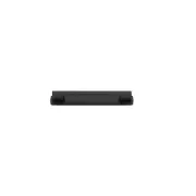 Cali Cabinet Pull With Backplate Matt Black Ctc 128Mm