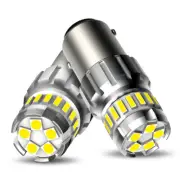 1157 BAY15D 7507 LED White Reverse Back Up Turn Signal Light Bulbs Kit 6500K 2X (for: Honda Civic)