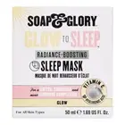 Soap & Glory Glow To Sleep Radiance Boosting Sleep Mask 1.69oz New In Box