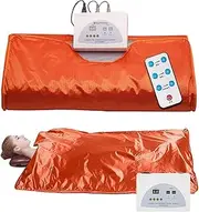 Infrared Sauna Blanket, 2 Zone Controller Professional Sauna, Massage Steam Blanket, Relieves Physical Fatigue, for Detoxification- Portable Infrared Sauna