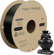 3D Printer PLA Filament Pro 1.75mm Hyper High Speed Flexible 1kg Cardboard Spool Printing Materials Bundle for FDM Printers Black