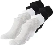 [vulpes] Unisex trainer socks, 10 pairs of short stockings for men and women, Light Grey (9000), 10-12 US