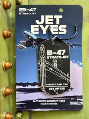 Jet Eyes B-47 CANOPY RAIL Plane Tag