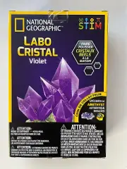 National Geographic Purple Crystal Growing Lab - Genuine Amethyst