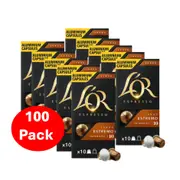 L'or Espresso Lungo Estremo Intensity 10 Coffee Capsules 100 Pack