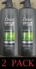 2x Dove Men + Care 2 in 1 Shampoo + Conditioner Fresh + Clean 40oz Bottle 2 PACK