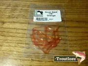 HARELINE DUBBIN SCUD BACK 1/8 INCH ORANGE - NEW FLY TYING MATERIALS